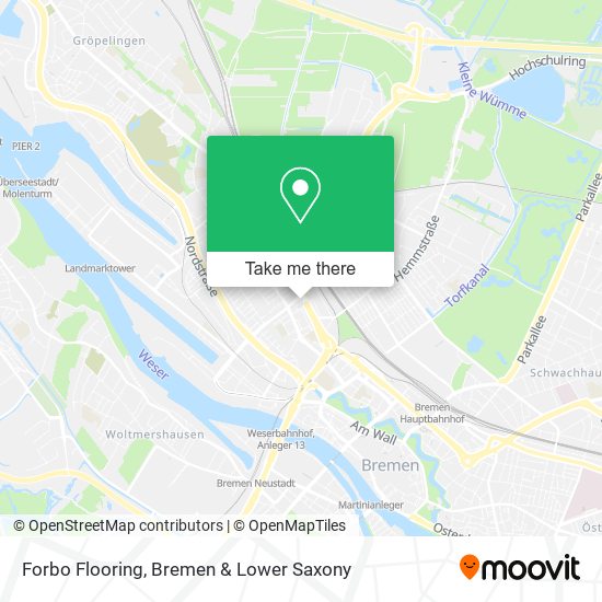 Forbo Flooring map
