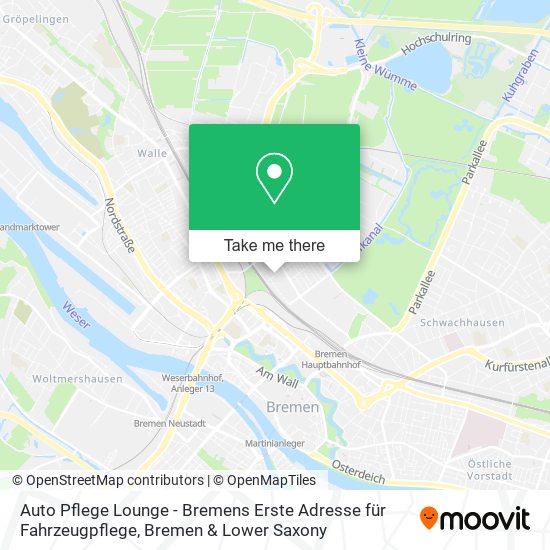 Auto Pflege Lounge - Bremens Erste Adresse für Fahrzeugpflege map