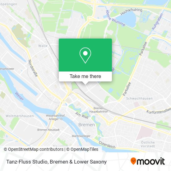 Tanz-Fluss Studio map