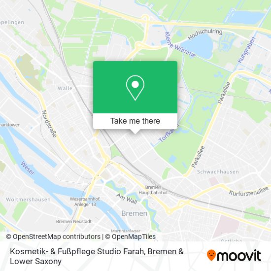 Kosmetik- & Fußpflege Studio Farah map