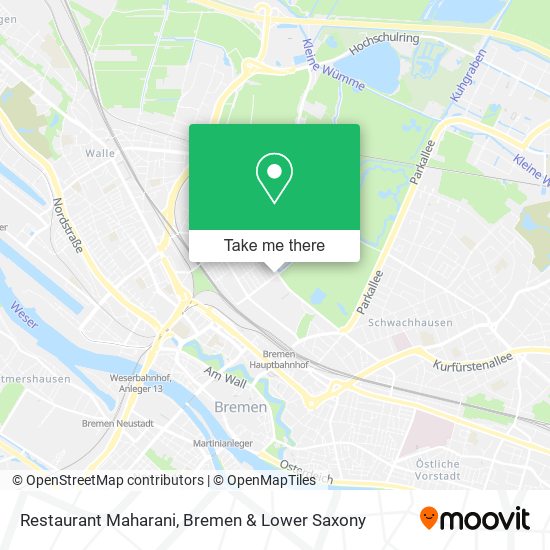 Restaurant Maharani map