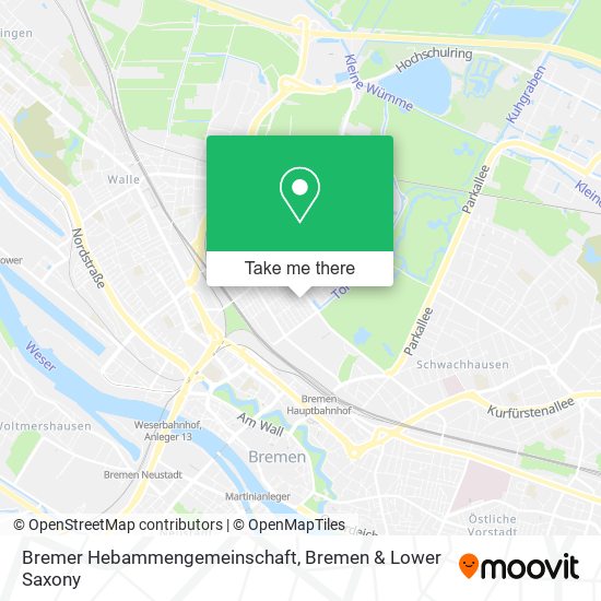 Bremer Hebammengemeinschaft map