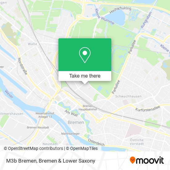 M3b Bremen map