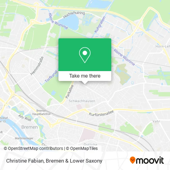 Christine Fabian map
