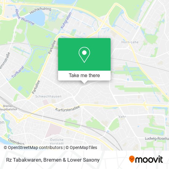 Rz Tabakwaren map