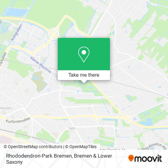 Rhododendron-Park Bremen map