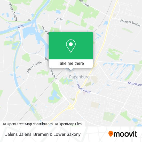Jalens Jalens map