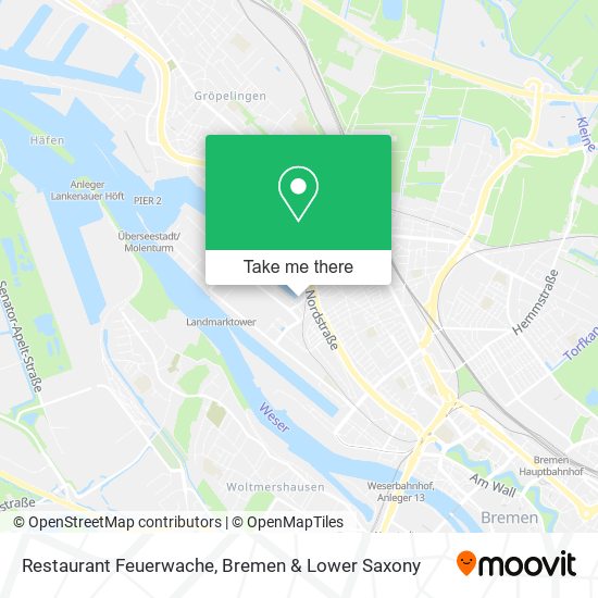 Restaurant Feuerwache map