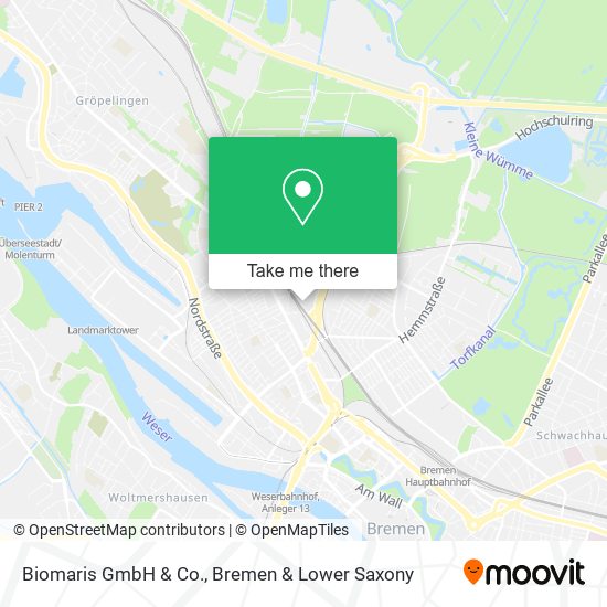 Biomaris GmbH & Co. map