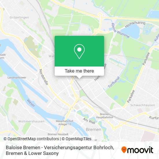 Baloise Bremen - Versicherungsagentur Bohrloch map