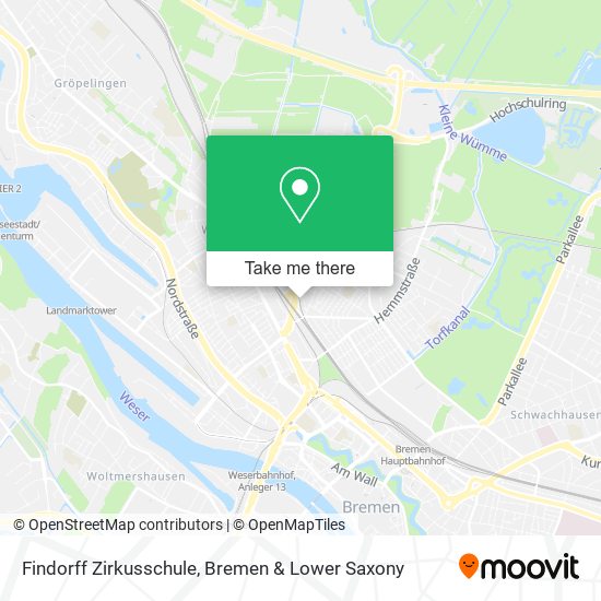 Findorff Zirkusschule map