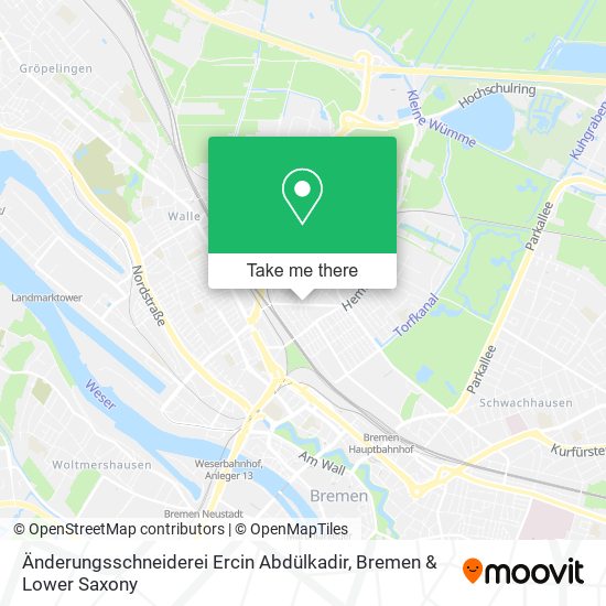 Änderungsschneiderei Ercin Abdülkadir map