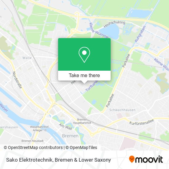 Sako Elektrotechnik map
