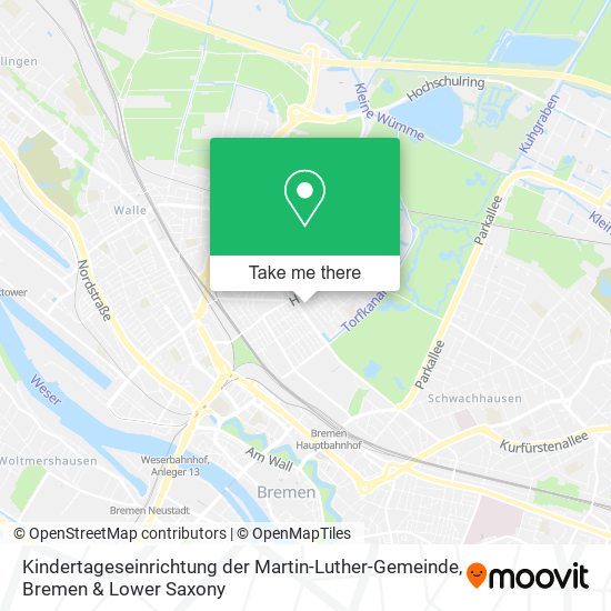 Kindertageseinrichtung der Martin-Luther-Gemeinde map