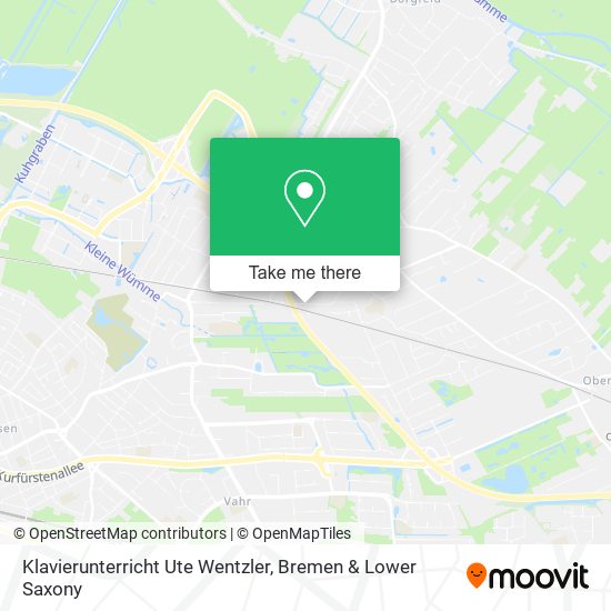 Klavierunterricht Ute Wentzler map