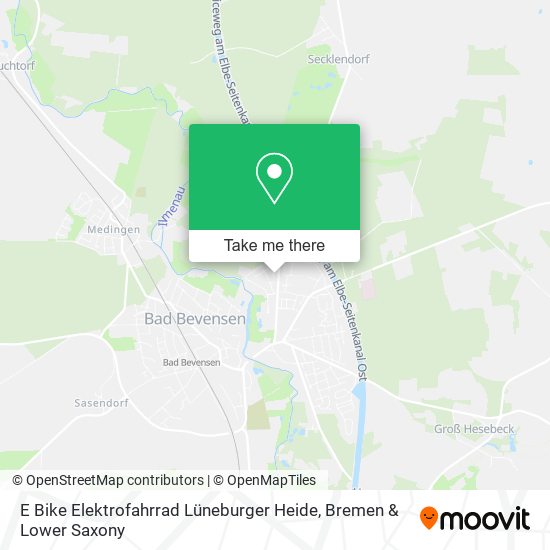E Bike Elektrofahrrad Lüneburger Heide map