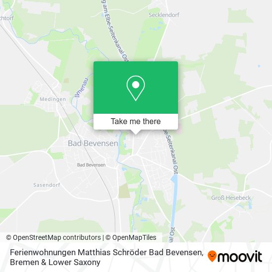 Карта Ferienwohnungen Matthias Schröder Bad Bevensen