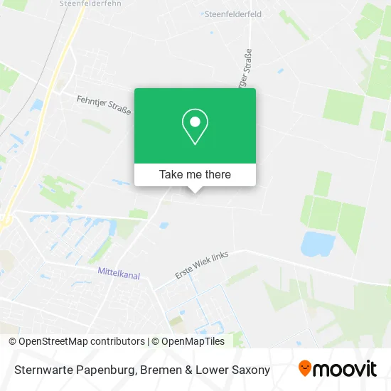Карта Sternwarte Papenburg