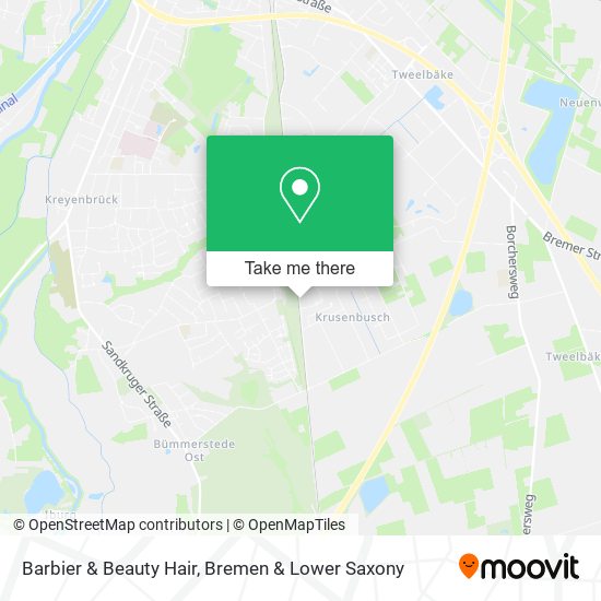 Barbier & Beauty Hair map