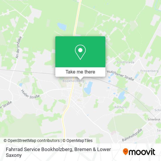Fahrrad Service Bookholzberg map