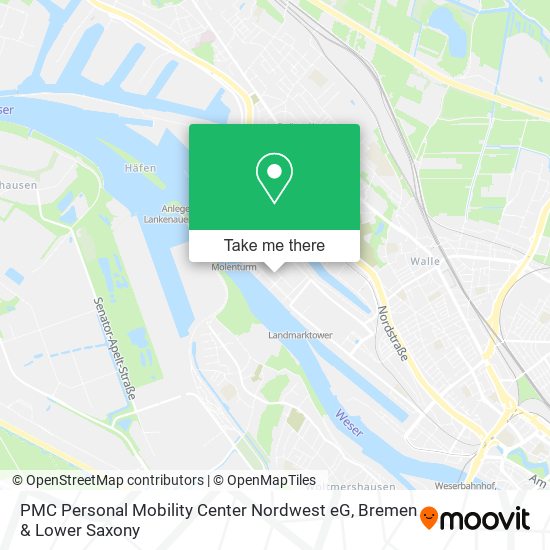 PMC Personal Mobility Center Nordwest eG map