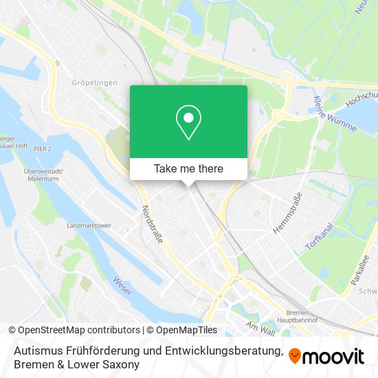 Autismus Frühförderung und Entwicklungsberatung map
