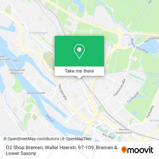 O2 Shop Bremen, Waller Heerstr. 97-109 map