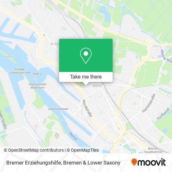 Bremer Erziehungshilfe map