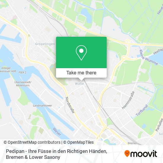 Pedipan - Ihre Füsse in den Richtigen Händen map