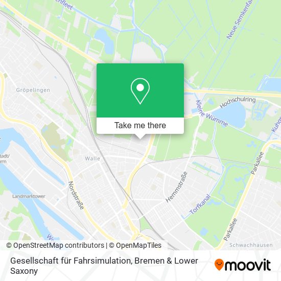Gesellschaft für Fahrsimulation map