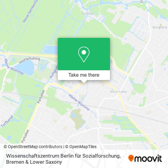 Wissenschaftszentrum Berlin für Sozialforschung map
