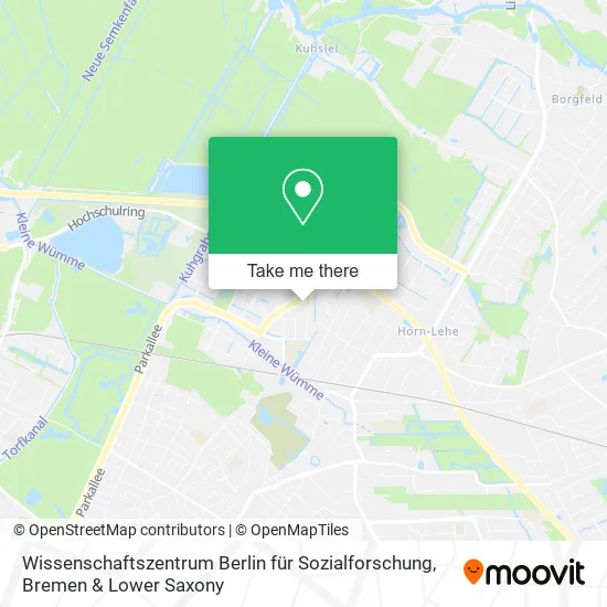 Карта Wissenschaftszentrum Berlin für Sozialforschung
