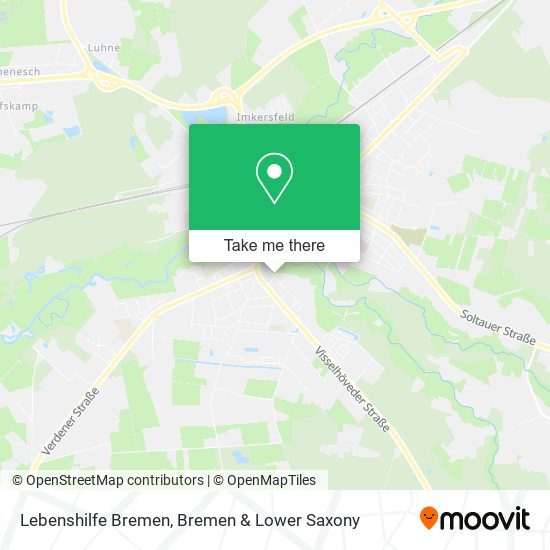 Lebenshilfe Bremen map