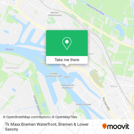 Tk Maxx Bremen Waterfront map