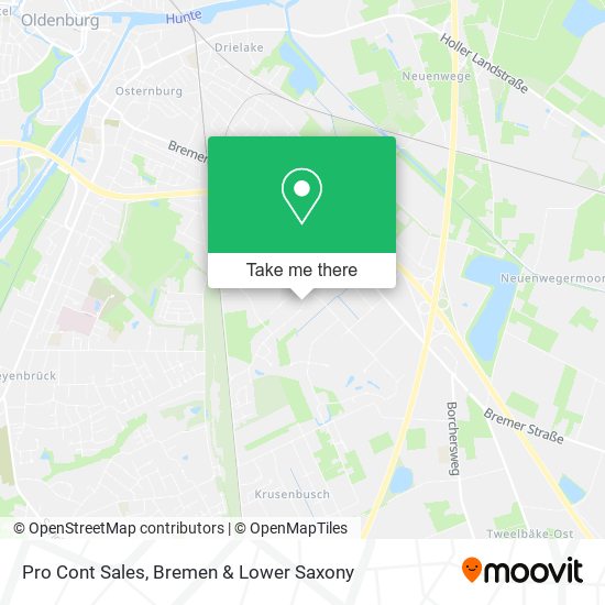 Pro Cont Sales map