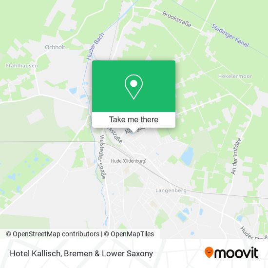Hotel Kallisch map