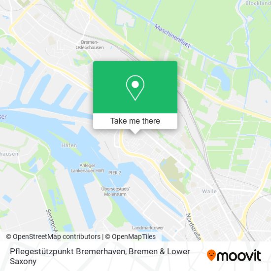 Pflegestützpunkt Bremerhaven map