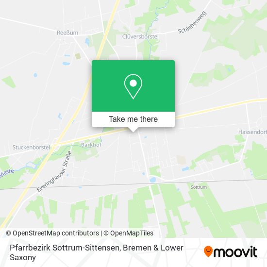 Pfarrbezirk Sottrum-Sittensen map