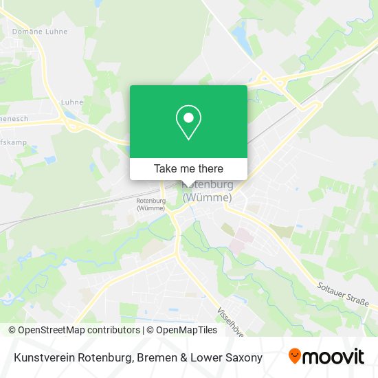 Kunstverein Rotenburg map