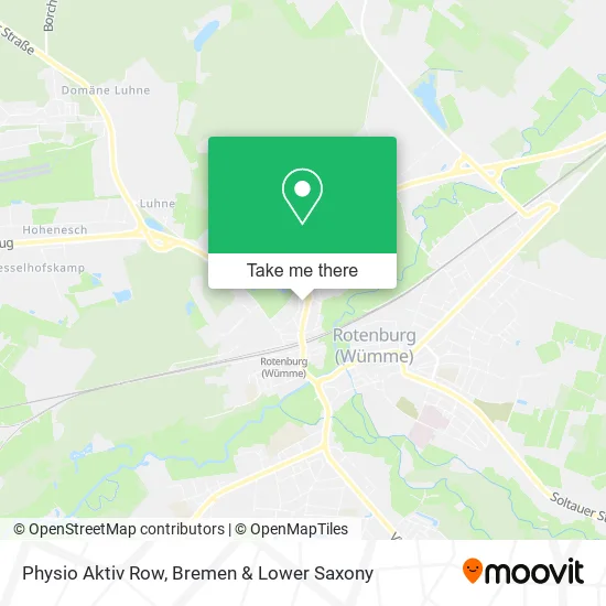 Physio Aktiv Row map