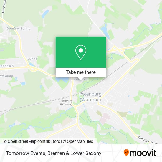 Tomorrow Events map