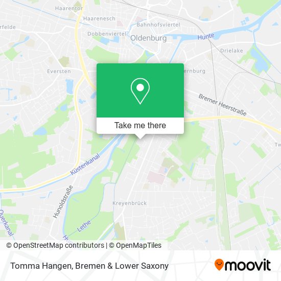 Tomma Hangen map