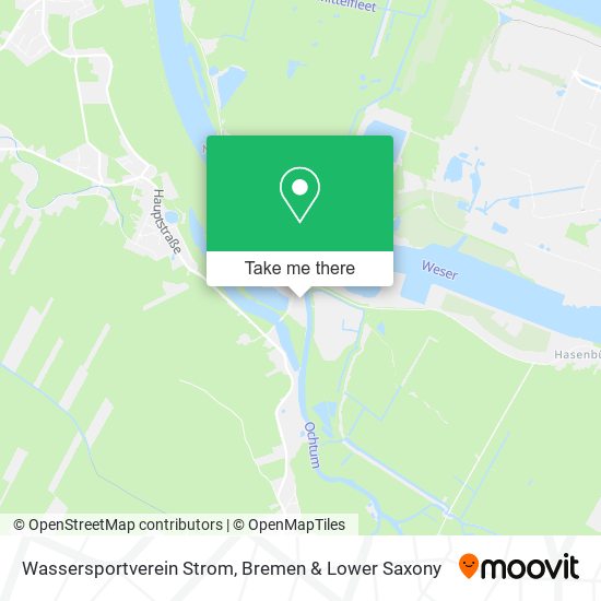 Wassersportverein Strom map