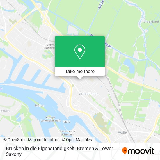 Brücken in die Eigenständigkeit map
