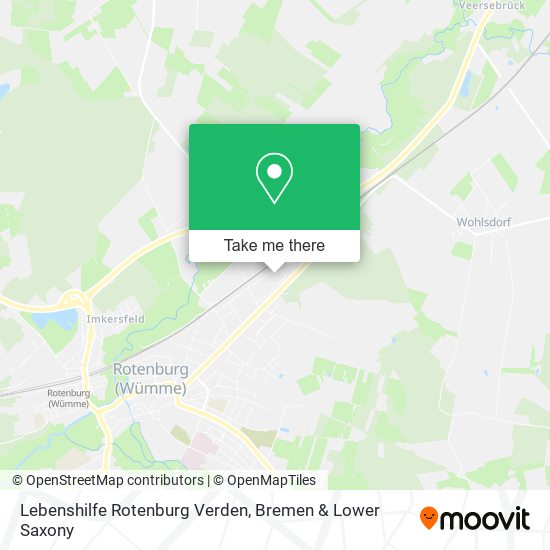 Lebenshilfe Rotenburg Verden map