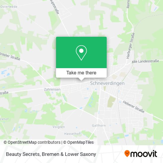 Beauty Secrets map