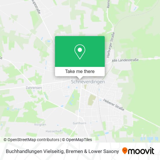 Buchhandlungen Vielseitig map