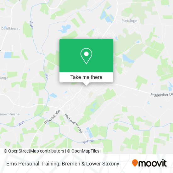 Ems Personal Training map