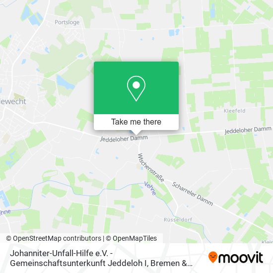 Johanniter-Unfall-Hilfe e.V. - Gemeinschaftsunterkunft Jeddeloh I map