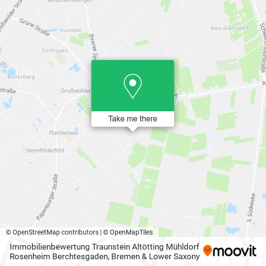 Immobilienbewertung Traunstein Altötting Mühldorf Rosenheim Berchtesgaden map